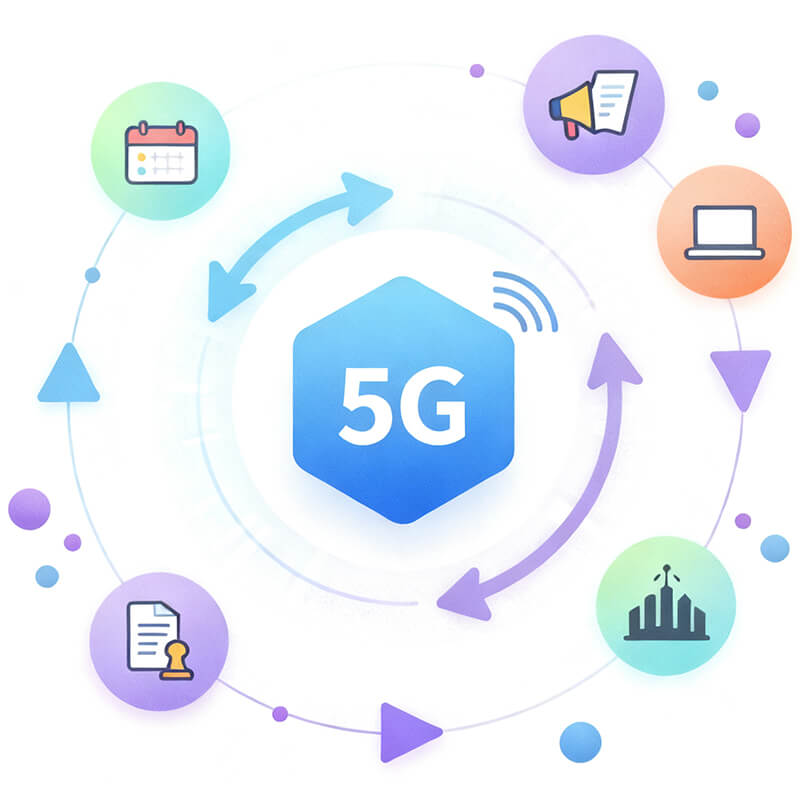 5G閱信場(chǎng)景展示